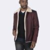 Купить Кожаная куртка Giorgio di Mare Бордовая 2XL (GI2140263)