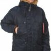 Купить Парка Alpha Industries Slim Fit N-3B Parka 5XL Replica Blue/Orange