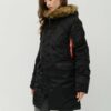 Купить Парка Alpha Industries N-3B W Parka XS Black
