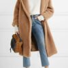 Купить Oversize пальто-шуба Max Mara Teddy Bear Icon Coat in Camel из верблюжьей шерсти и шелка темно-бежевое S (MMC1)