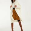 Купить Oversize пальто-шуба Max Mara Teddy Bear Icon Coat in White из альпаки