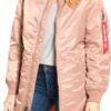 Купить Парка Alpha Industries MA-1 Long W WJM47503C1 XS Mauve