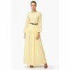 Купить Длинное желтое платье Nai Lu-na by Anastasia Ivanova AI3422-1 XS