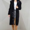 Купить Шуба мутон Chic fashion цельные пластины 44 черный 11060
