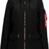 Купить Пуховик Alpha Industries N-3B Down Parka W WJN48500C1 S Black