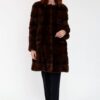 Купить Шуба Finezza Zoya/85 40 Коричневая 76350009
