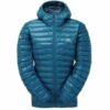 Купить Куртка Mountain Equipment Arete Hooded Wmns Jacket 8 lagoon blue (ME-002744.01214.8)