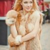 Купить Меховой жилет из лисы "Классика" Пухната Лисиця Рыжая 2001