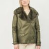 Купить Куртка GUESS by Marciano smixb04800018 38 Оливковая (2000000542393)