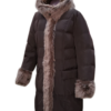 Купить Пуховик женский 56 Mirage Коричневый 33806
