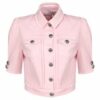 Купить Джинсова куртка Nenette 29TJSERENELLAROSE 46 короткий рукав рожева