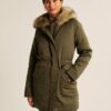 Купить Парка Abercrombie & Fitch AF8273W XS Оливковый