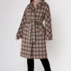 Купить Пальто Rafaello 1656 44 Коричневое 129490014
