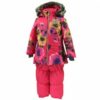 Купить Комплект для девочек Хуппа Huppa Novalla фуксия с принтом/фуксия
