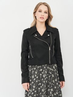 Купить Куртка из искусственной кожи Guess W1RL99-WDOC0 XS Jet Black (7618483467390)