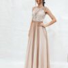 Купить Вечернее платье ANGEL FASHION DRESS MILA 46 бежевый