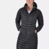 Купить Куртка Rab Microlight Parka wmns 10 Черный