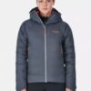 Купить Куртка Rab Valiance Jacket wmn 14 Серый-Красный