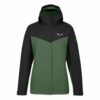 Купить Куртка Salewa Moiazza Jacket Wms M Черный-Зеленый