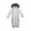 Купить Комбинезон зимний пуховой для малышей Хуппа Huppa Beata 1 белый