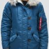 Купить Парка Alpha Industries ELYSE WJE45500C1 M Air Force Blue (640631820433)