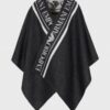 Купить Пончо Emporio Armani Серое 635609.9A303