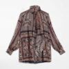 Купить Блуза MaxMara 46 Бордовая 61960299000