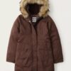 Купить Парка Abercrombie & Fitch AF8442W XS Коричневый