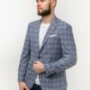 Купить Пиджак Pierre Cardin из коллекции Future Flex голубой в клетку размер 50 (94419/3250)