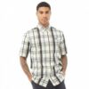 Купить Рубашка Fred Perry Bold Tartan Short Sleeve Shirt Butter Icing Multi Check