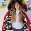 Купить Женская парка FUR KJ12KW L Красная