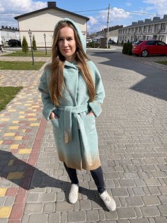 Купить Женское пальто Natiso KL7617P 44 Голубая
