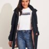 Купить Парка Hollister HC6857W M Темно-синий