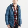Купить Пуховик Abercrombie & Fitch AF5516M L 10300 Синий