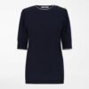 Купить Футболка MaxMara S Темно-синяя 13610711600