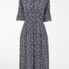 Купить Платье MaxMara 44 Темно-синее 92211711600