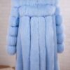 Купить Шуба из меха песец Miss Lora Кокетка голубой XL (54)