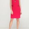 Купить Платье MOSCHINO BOUTIQUE Малиновый размер 40 (MRLM28) (MRLM28)