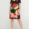 Купить Платье MOSCHINO BOUTIQUE Цветное размер 42 (MRLM27) (MRLM27)