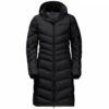 Купить Полупальто пуховое женское Jack Wolfskin черное 1202081-6000 (XL)