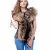 Купить Женская жилетка из лисы Alberta 2050 Y70 ZIK ARJANTE 009 L Светло-коричневый