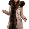 Купить Женская парка Alberta 8001 Y90 COTTON 080 L Бежевый