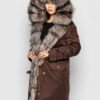 Купить Парка Sifurs с мехом чернобурки XS Шоколад (М5-5338-100-ЧБ-Ш7)