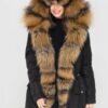 Купить Парка Sifurs с мехом гросс фокс M Черная (М15-85-ГРОС-Ч)