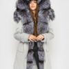 Купить Парка Sifurs с мехом чернобурки XS Серый (М1-90-ЧБ-СЕР)