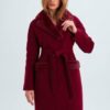 Купить Пальто Emass Лира 42 бордо (237-14-2)