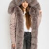 Купить Парка Sifurs з хутром пудровоі арктичної лисиці темно-бежева M (М10-90-ПУДРАРКТ-ТБЕЖ)