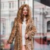 Купить Шуба BG-Furs из натурального стриженого меха нутрии 46 Леопардовая (Р-М16-Леопард-46)