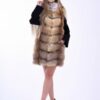 Купить Шуба BG-Furs трансформер из лисы 40 Золотистая (Р-ПШ-2-Трансформер-Лиса)