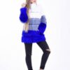 Купить Шуба BG-Furs из меха кролика 48 Разноцветная (Р-М25-БСЭ-7/4-48)